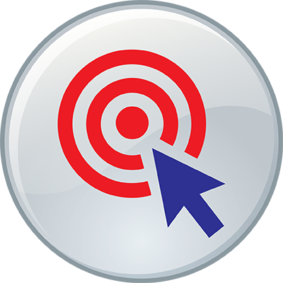Circle with target and mouse pointer - FirstService Residential