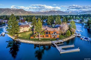 Homes along Lake Tahoe